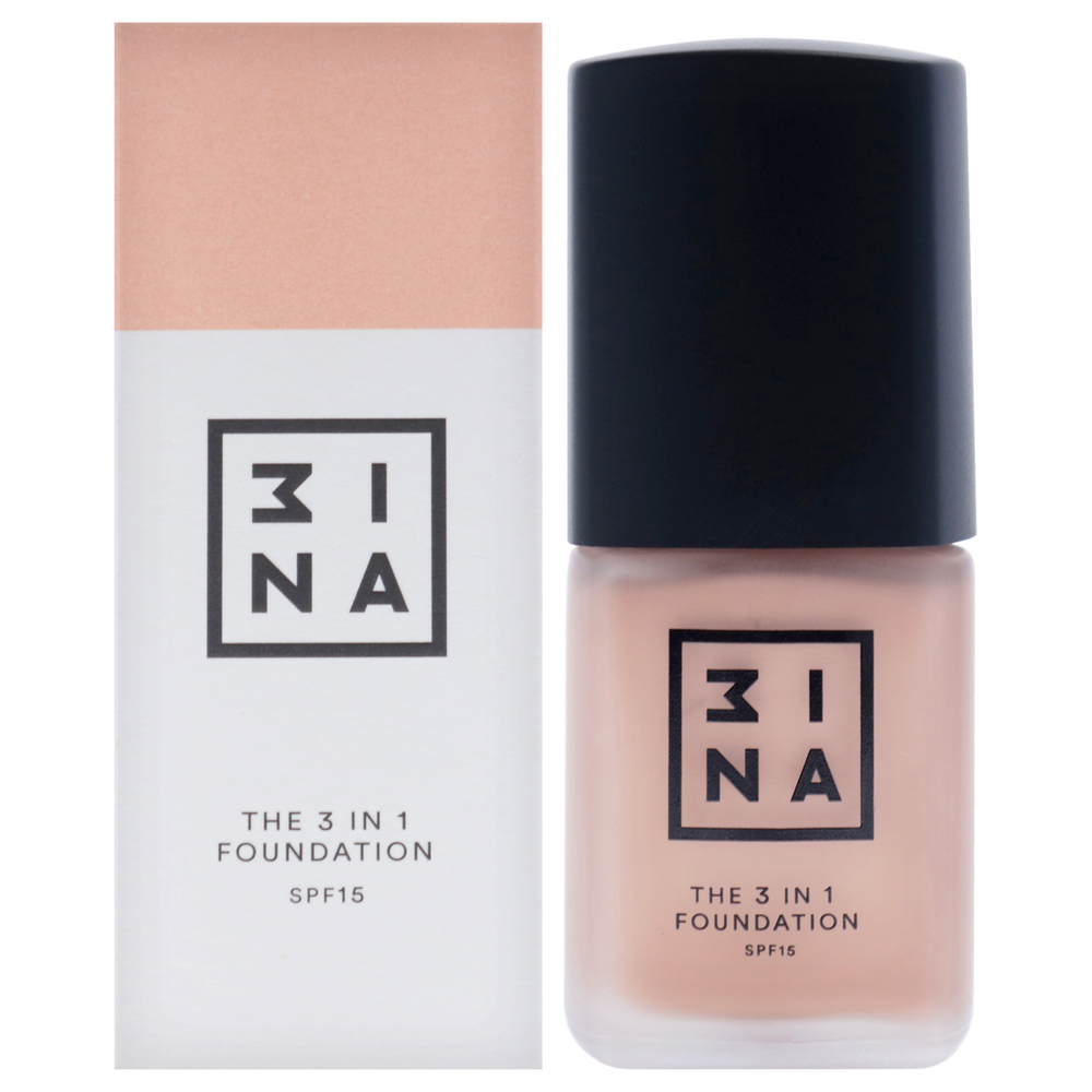 The 3-In-1 Foundation SPF 15 - 206 by 3Ina for Women - 1.01 oz Foundation